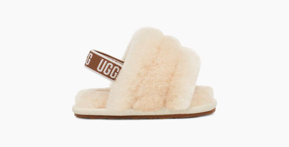 Ugg Slides Canada - Ugg Kids' Fluff Yeah Beige